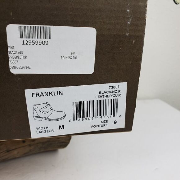 Franklin black ale prospector boots with lining main image 5